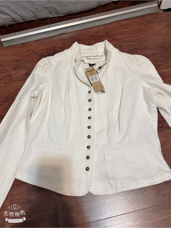 Ralph Lauren Jackets & Blazers - Ralph Lauren Cream Button-Front Blazer Jacket - Fahari